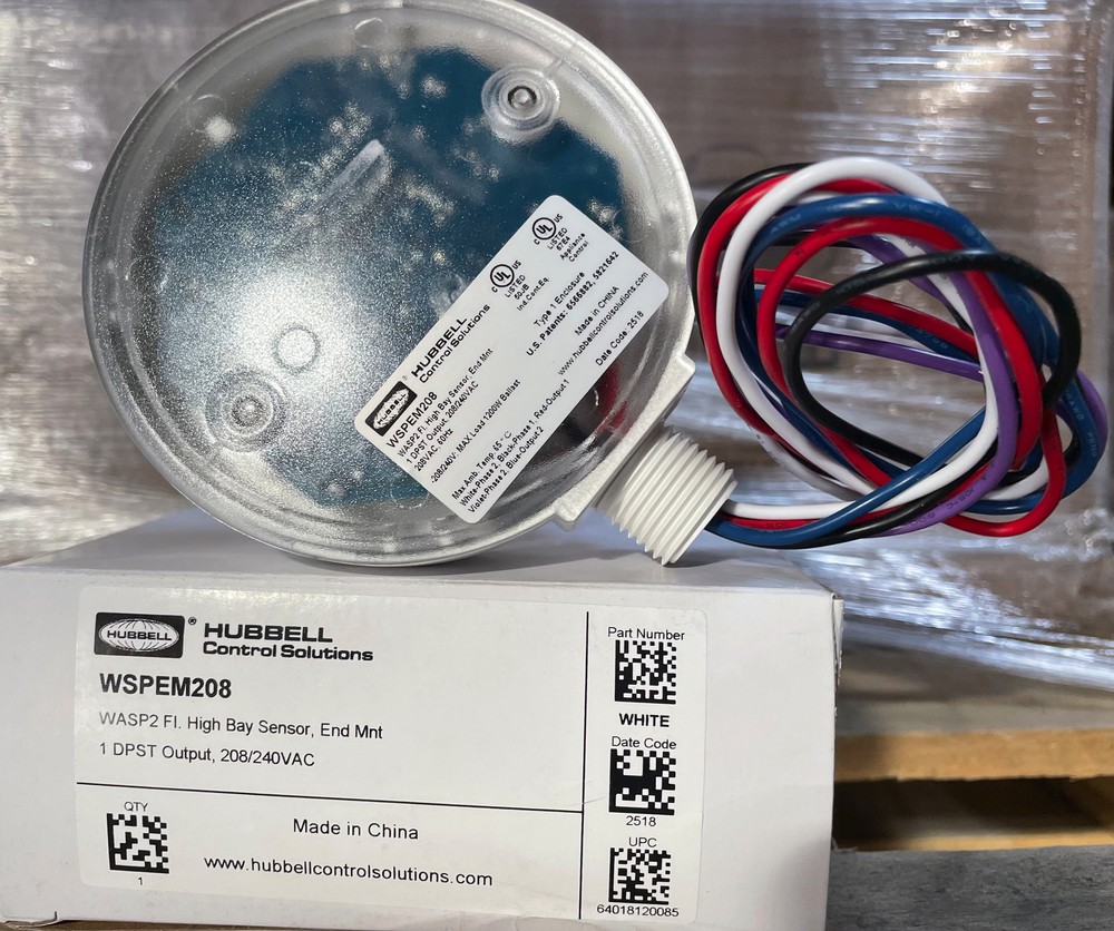Hubbell Control Solutions WSPEM208 Wasp PIR Occupancy Sensor