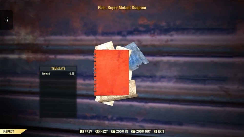 (Xbox) Super Mutant Diagram Plan