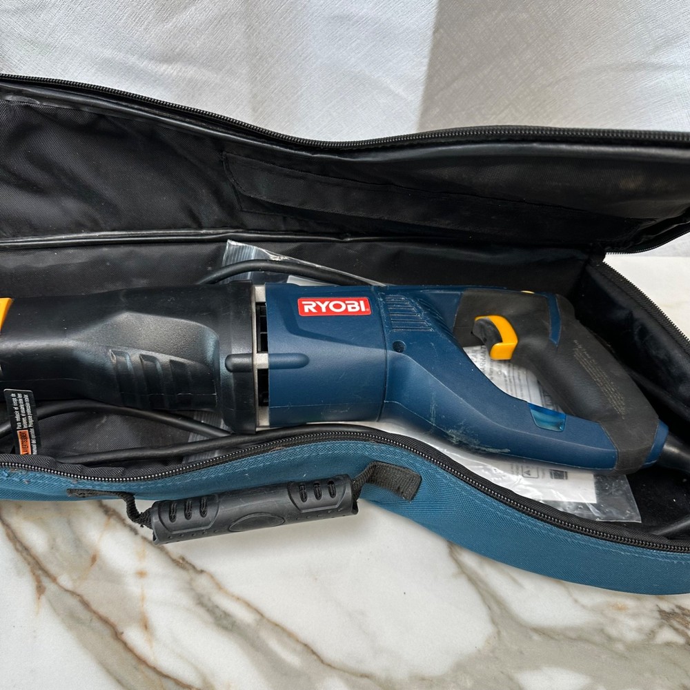 RYOBI Corded Variable Speed Reciprocating Saw RJ165V + Soft Case Reconditioned
