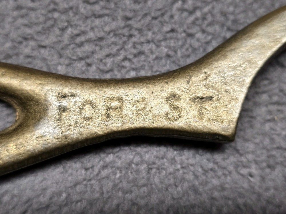 Vintage Brass Hydrant Spanner Wrench Non Sparking Tool Fireman