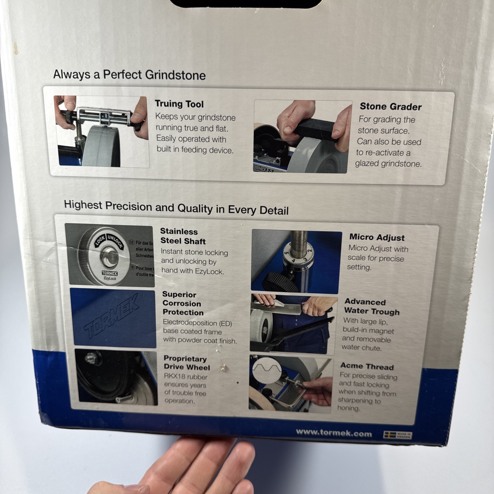 Tormek T-7 Water Cooled Sharpening System With Tools Tested Working