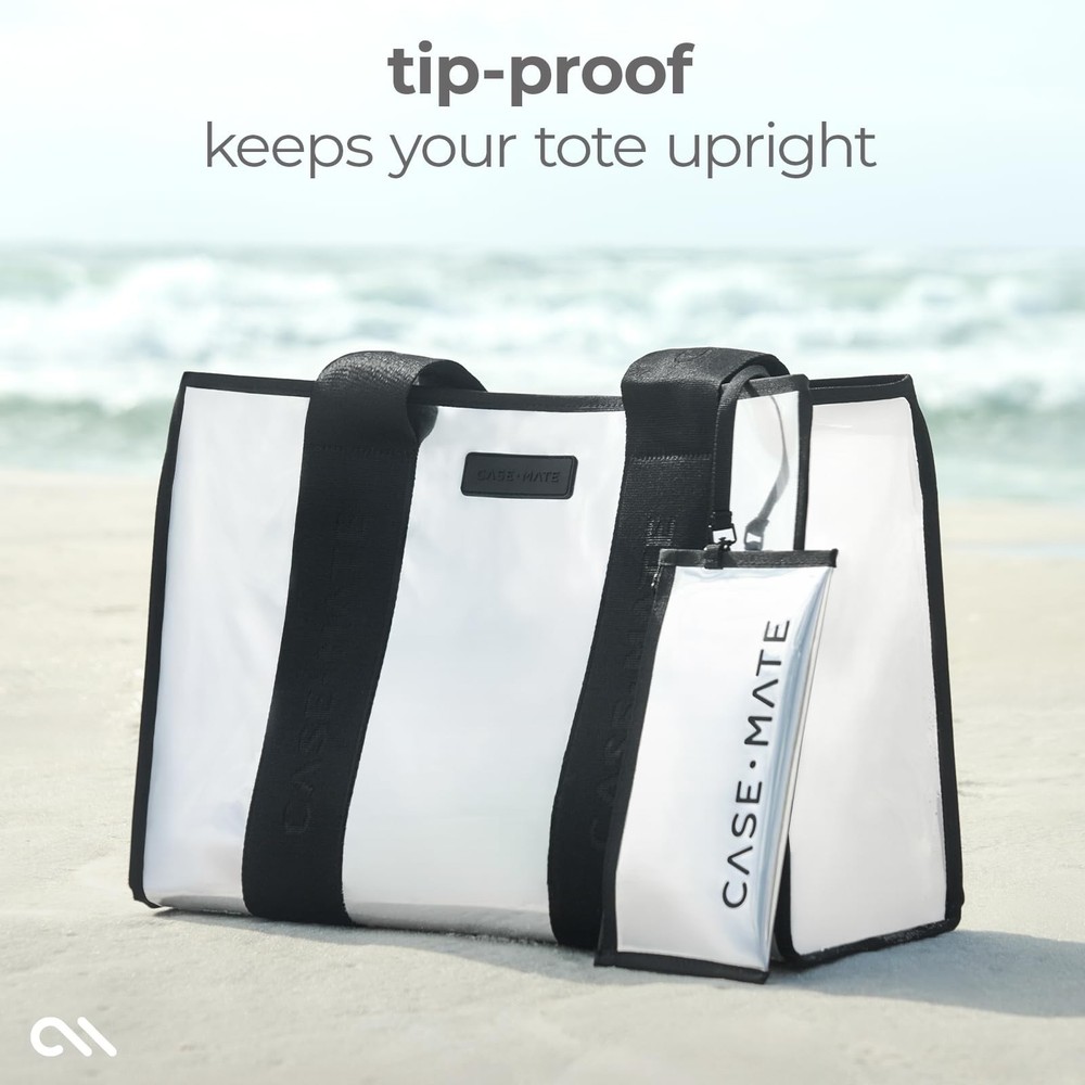 Case-Mate Jelly Tote Bag Silver Chrome