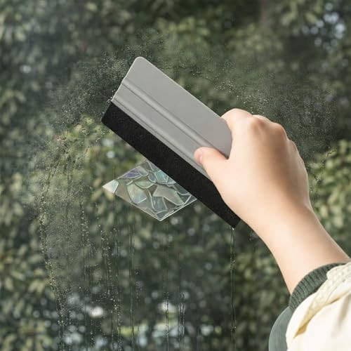 Grey Window Felt Squeegee Tool, 6 Inch Squeegee for Vinyl Tint Scraper