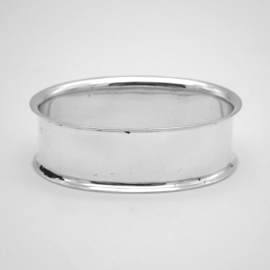 Oval Napkin Ring Wallace Sterling Silver Mono G