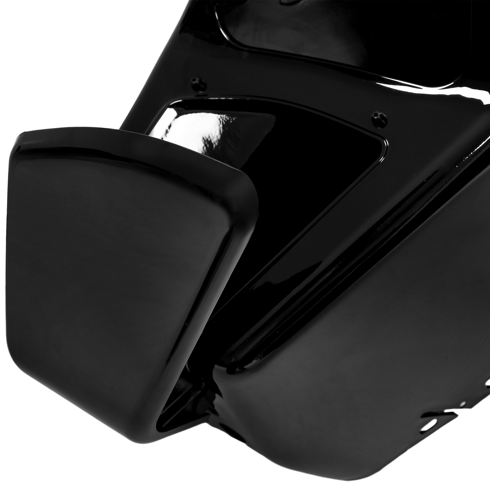 Vivid Black Front Inner Outer Headlight Fairing For Harley Road Glide FLTR 98-13