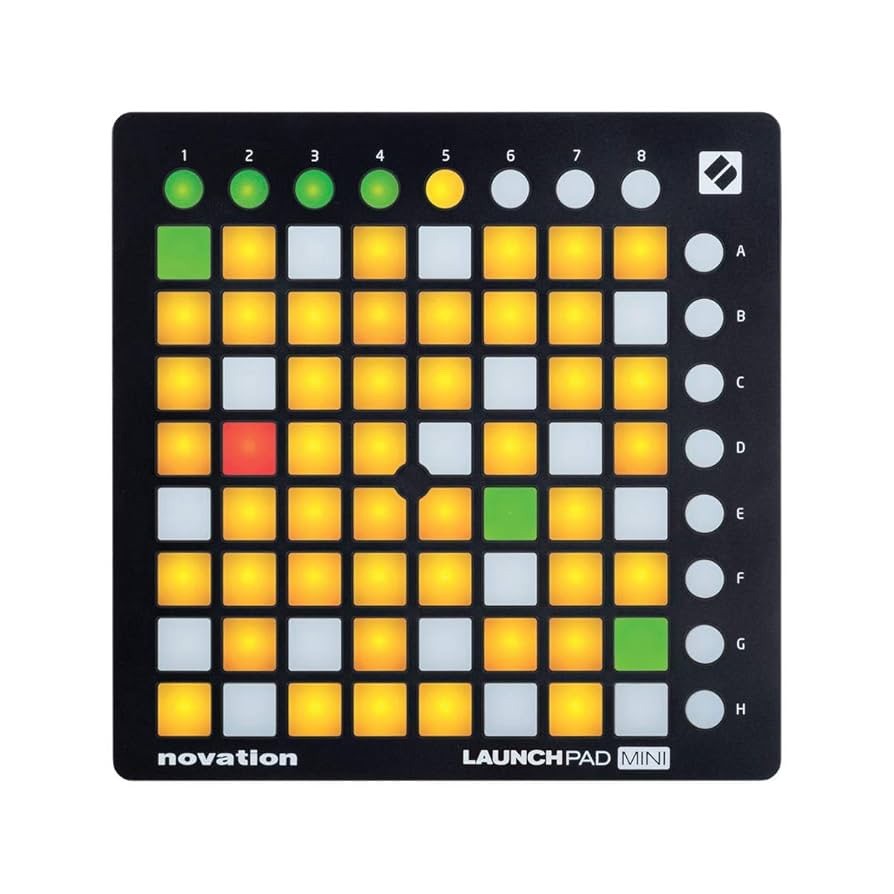 Novation Launchpad Mini MK2 MIDI Controller NOVLPD08 in Original Box plus Cable
