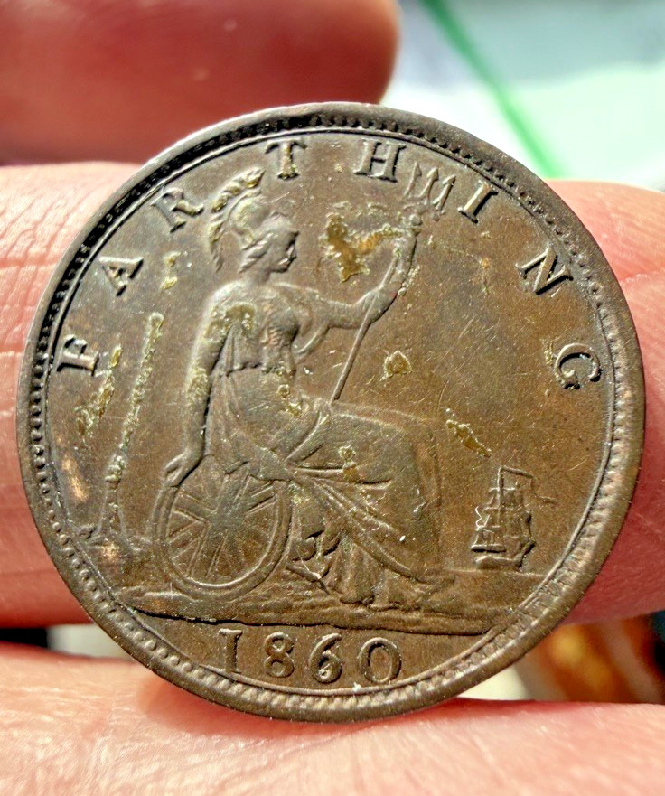 Great Britain 1860 Farthing