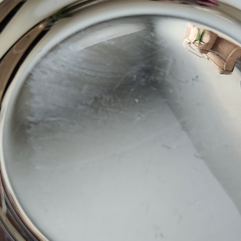 Silver Plated Round Tray Plate Nut Candy Serving Dish Vintage Silverplate 8.5"