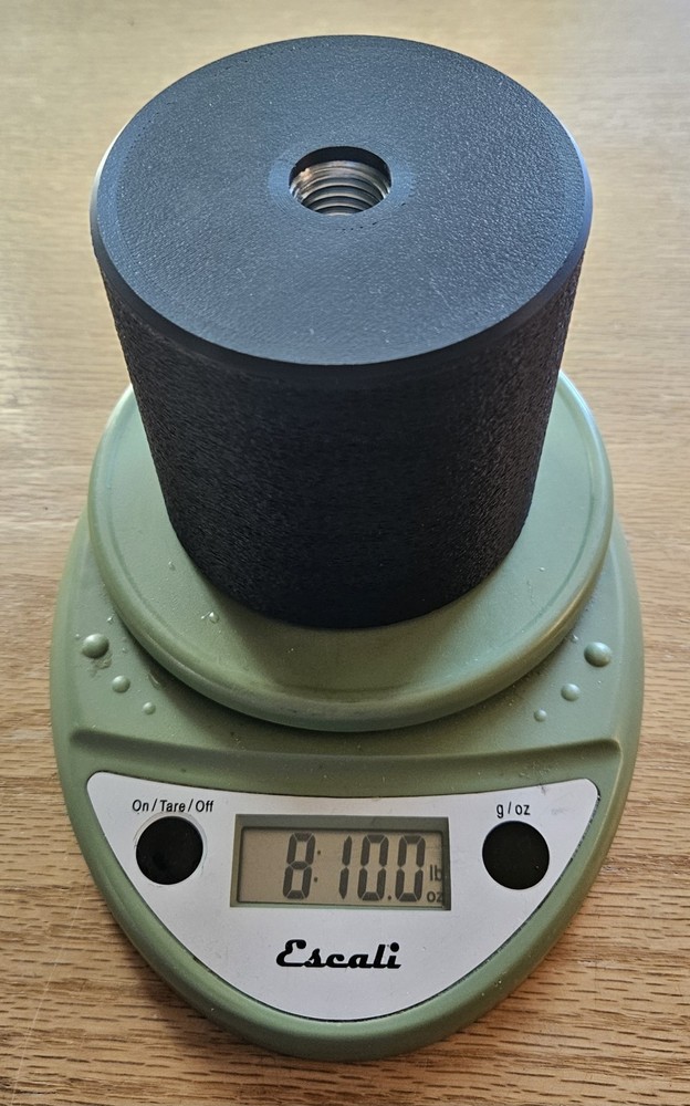 Unitron Threaded Counterweights For 4" Equatorial Telescope Mount (Replicas)