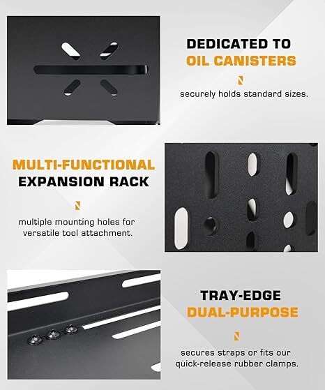Utility Cargo Rack Basket Storage Tray Spare Tire Storage Rack 27"-40" Tire 80lb