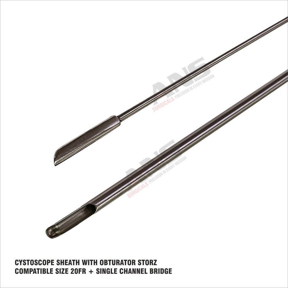 ANS Cystoscopy Sheath With Obturator 20Fr + Single Channel Bridge