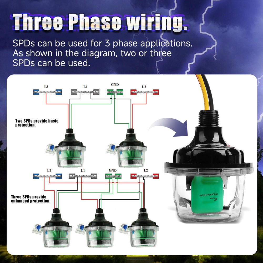 Surge Protection Device For Protect Wires,Transformers Transformerless Imagers