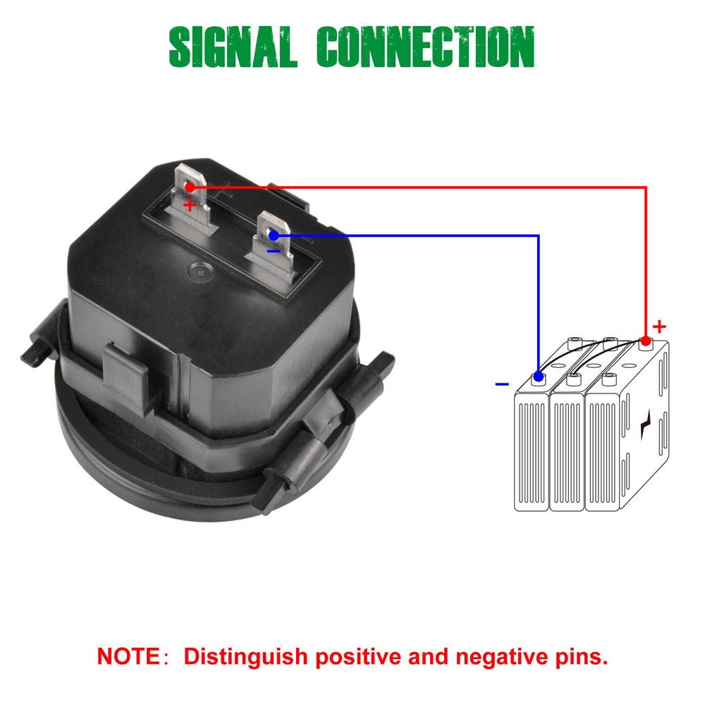 2pcs Mechanical Hour Meter Gauge Professional Engine Hourmeter DC6-80V for Boat
