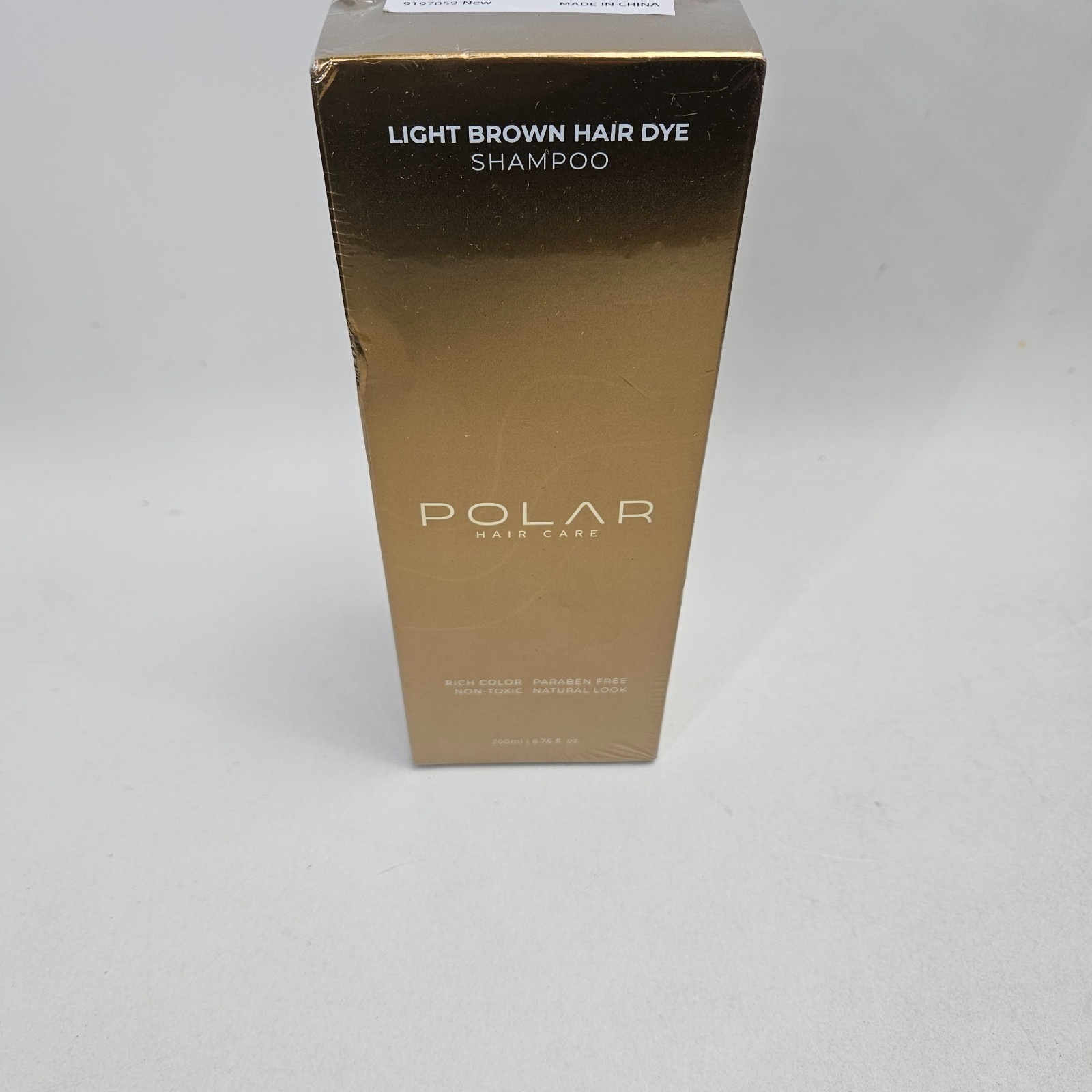 Polar Light Brown Hair Dye Shampoo Rich Color Non-toxic Care 6.7oz Natural Care