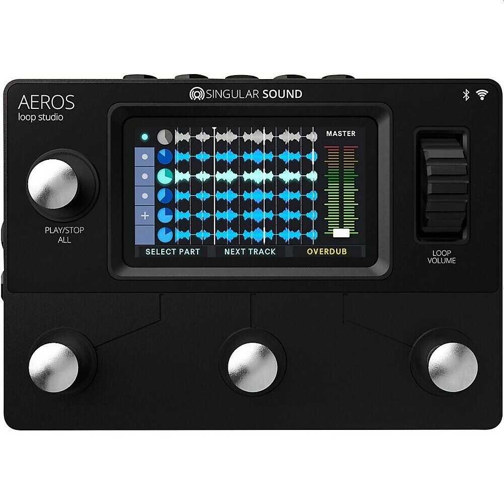 SINGULAR SOUND AEROS LOOP STUDIO EDITION 6-TR Bluetooth Touchscreen Looper Pedal
