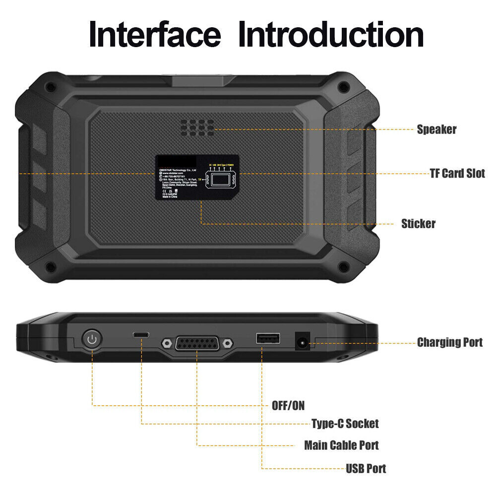 ANCEL MR500 Marine Diagnostic Tool Code Reader Scanner Active Test For Suzuki