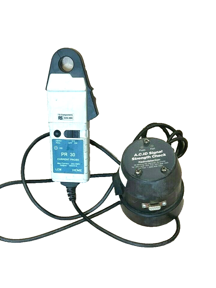 LEM HEME Current Probe Type PR 20 20A +STRENGTH CHECK REDIODETECTION UNTESTED.