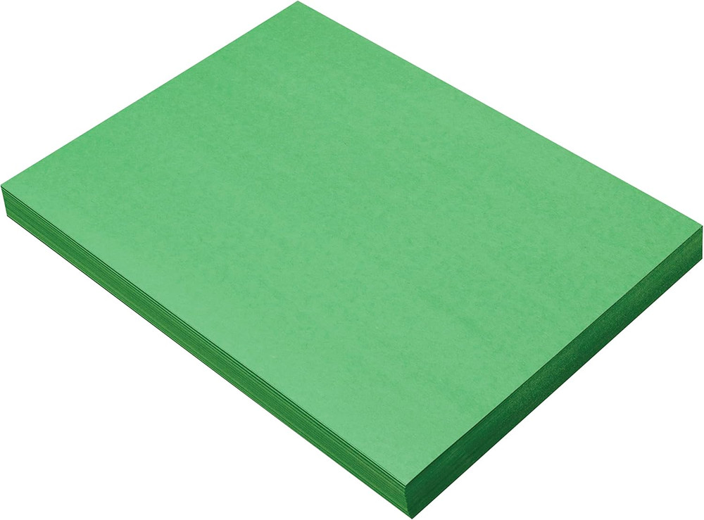 Holiday Green Construction Paper, 9" X 12", 100 Sheets