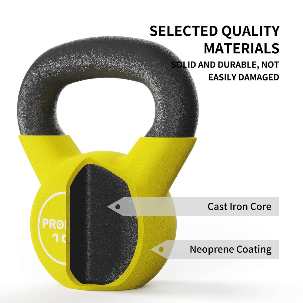 Neoprene Coated Kettlebell 10Lb Single