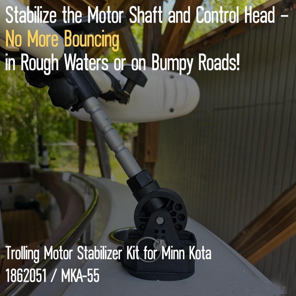 Trolling Motor Stabilizer Mount Support for Minn Kota Ulterra PowerDrive Riptide