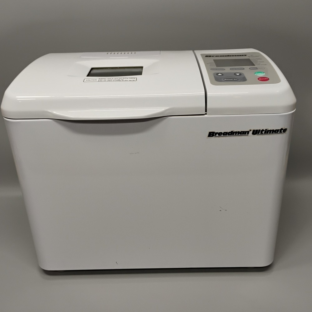 Breadman TR2200C Automatic Programmable Bread & Dough Maker Machine Tested Works