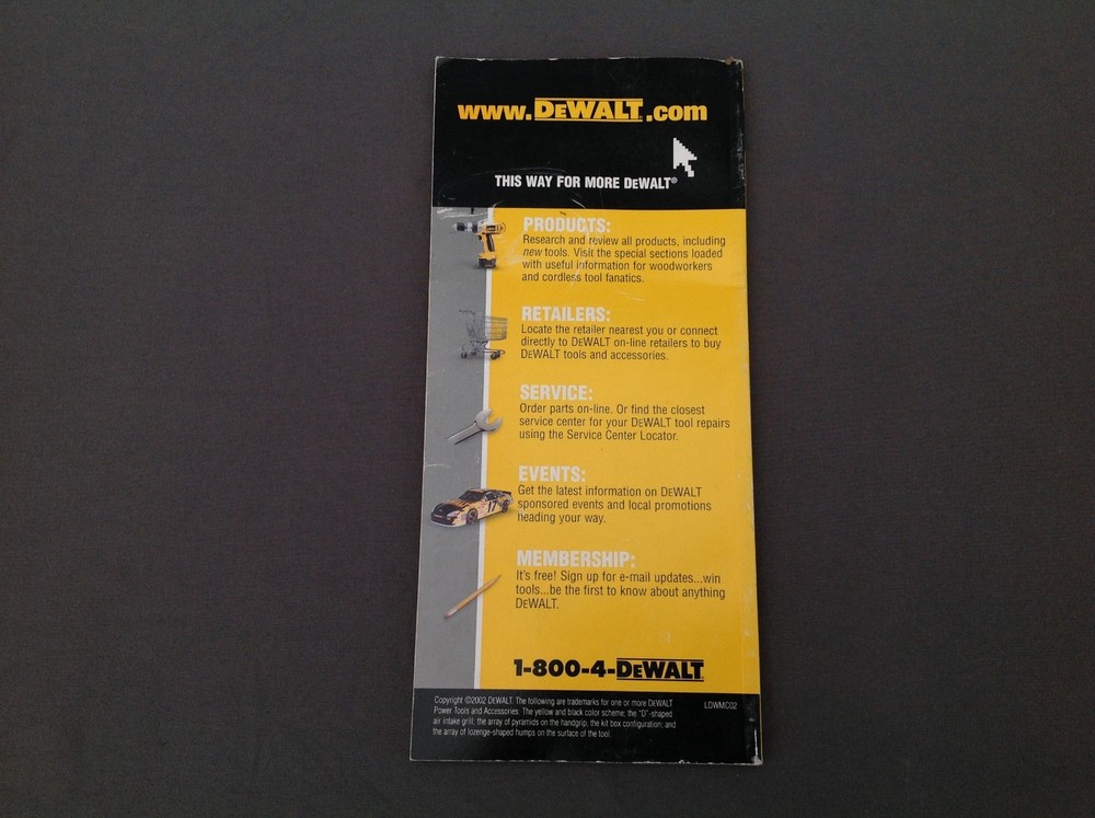 2002 Dewalt Catalog