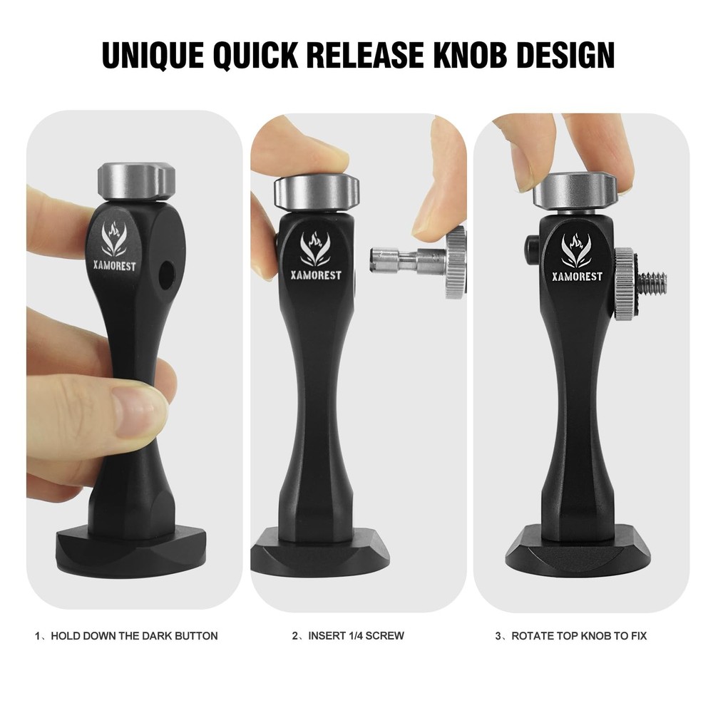 Binocular Tripod Adapter Quick Release with 1/4-20 Inch ThreadingT6061