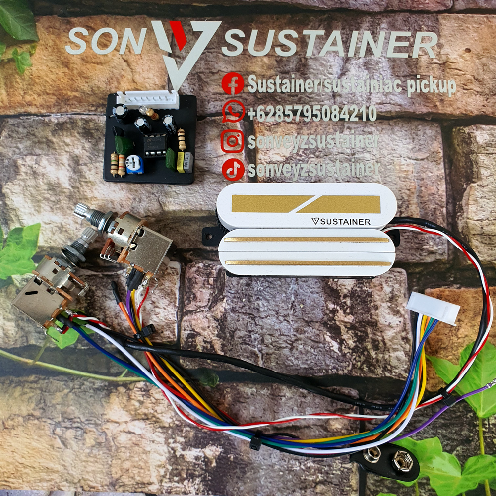 Sustaniac Split Doble Driver push full (white)gold