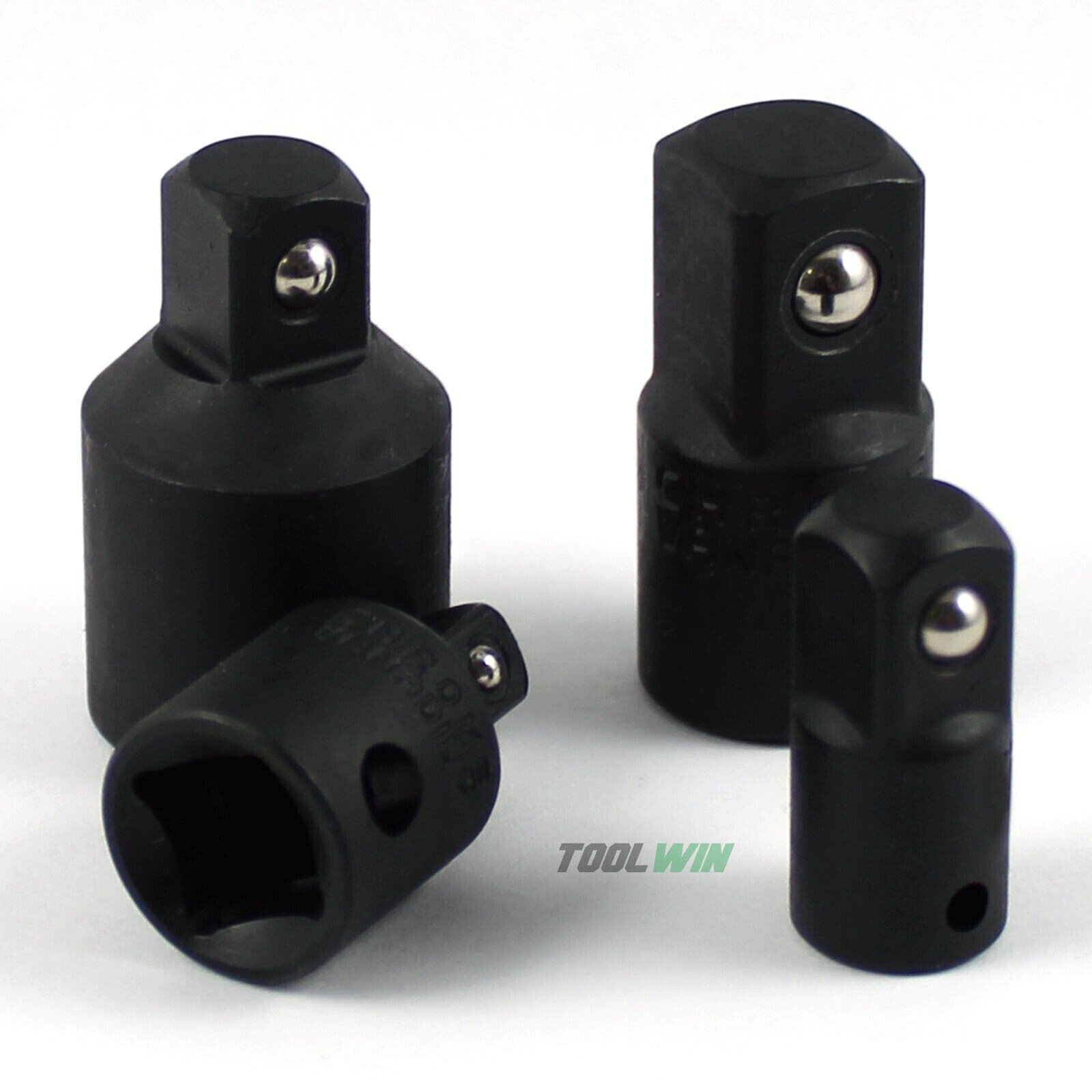 4 pack Air Impact Socket Adapter Set 3/8" to 1/4" 1/2 inch Drive Ratchet Reducer