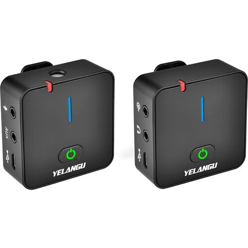 Yelangu MX5 Levalier Digital Wireless Microphone System for Cameras & Smartpho