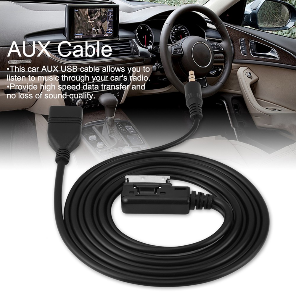 Car Audio AUX USB Adapter Cable for C63 E200l CLS E S ML Class