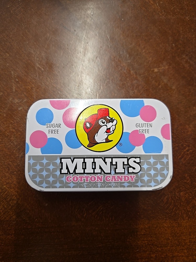 Bucees Cotton Candy Mint Tin-Empty