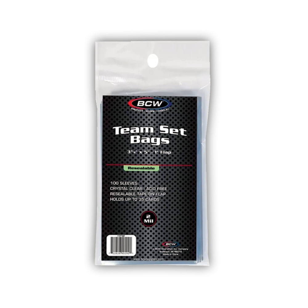 Team Set Bags (Resealable) - 100 Pack