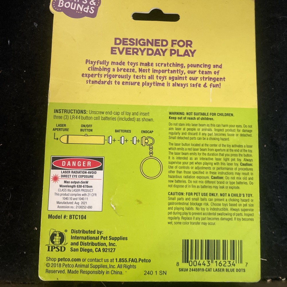 Thrill & Chase Laser Pointer