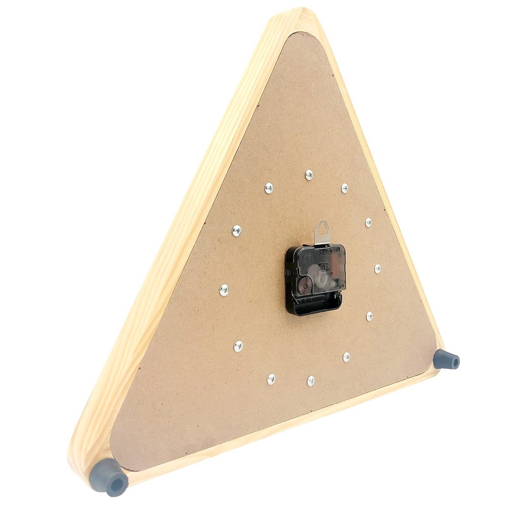 Yuanhe Billiards Pool Ball Clock - 14Inch Triangle Pool Table Cool Wall Clock...