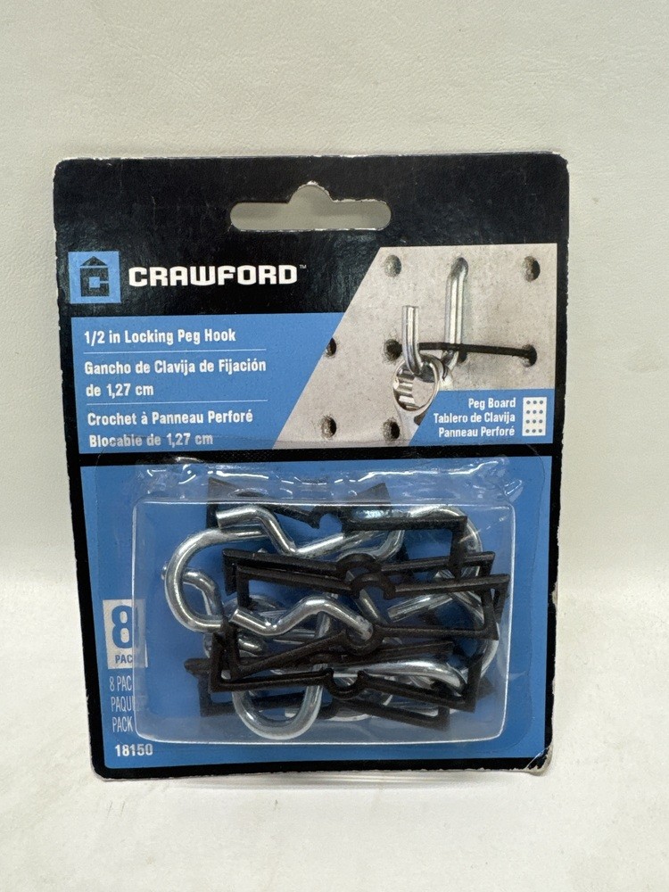 CRAWFORD 1/2 LOCKING PEG HOOK