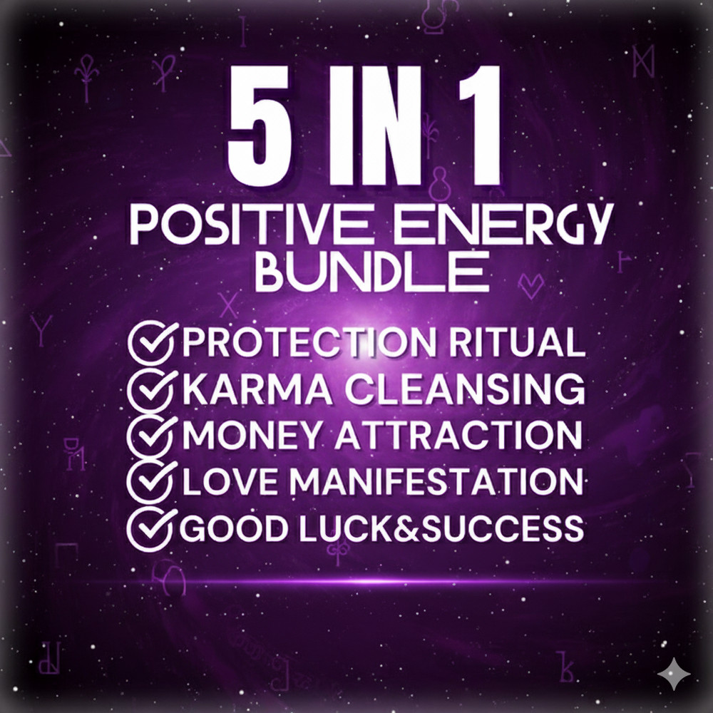 Discount Spell Casting Bundle Protection Love Money Luck & Karma Cleansing Magic