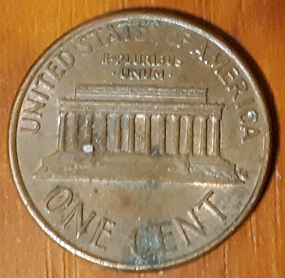 1991 / 7 D Lincoln Cent - 9 on N in Moto - Multiple errors on Obverse & Reverse