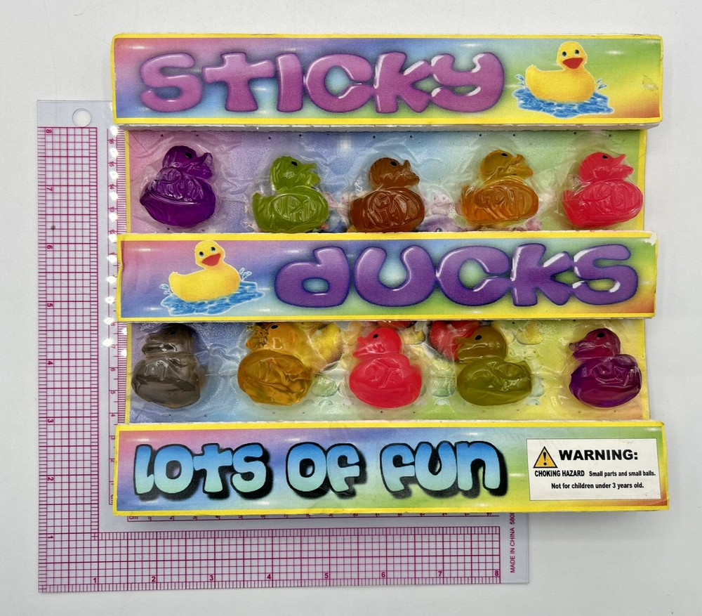 Vintage Vending Display Board Sticky Ducks 0161