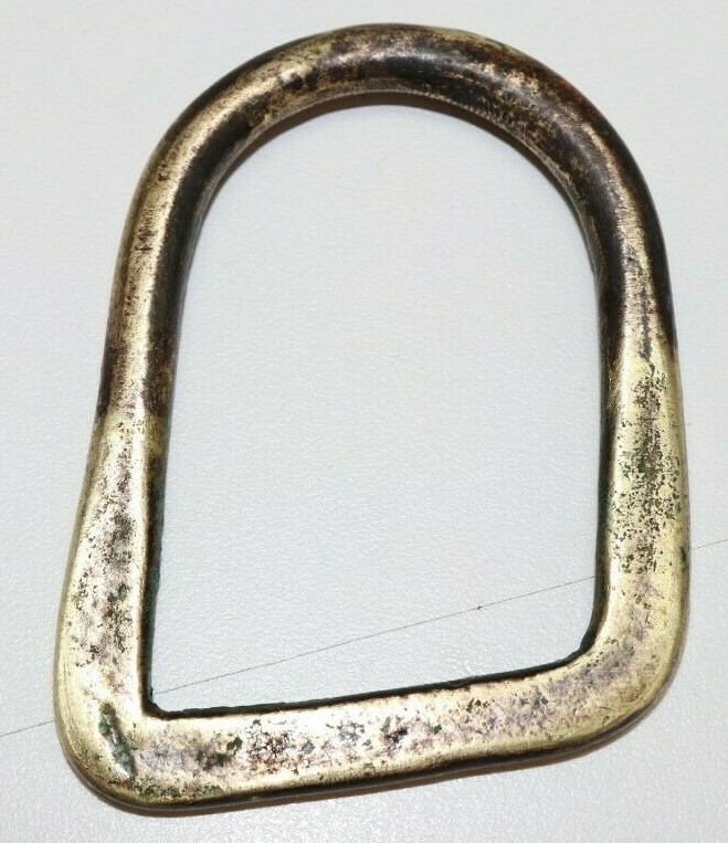 WWI US Cavalry Vintage Brass Saddle D each E499