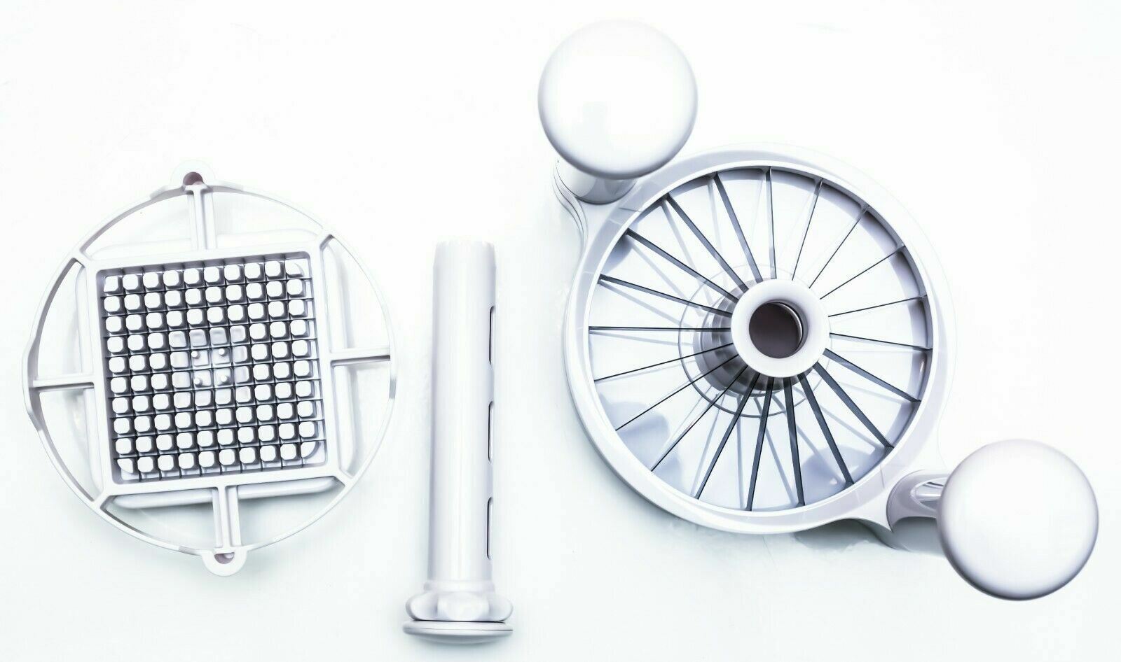 New Ron Popeil's Blossoming Onion with French Fry Blade Blooming Onion Cutter