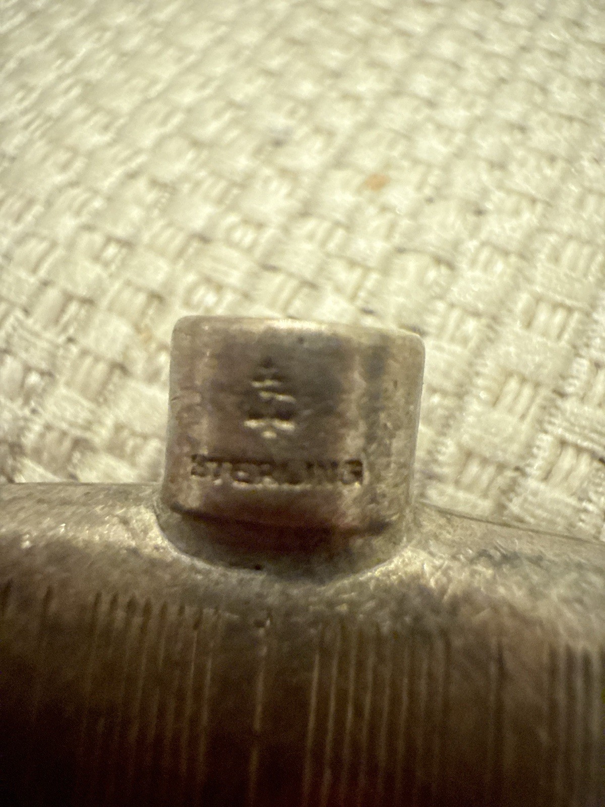 Antique Sterling Silver Miniature Perfume Bottle Flask w/ Dip Stick – Rare