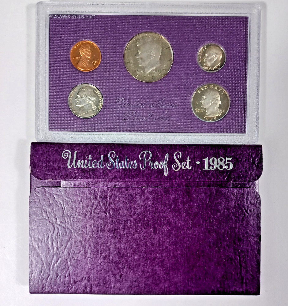 1985-86 Mint Proof Sets with Box