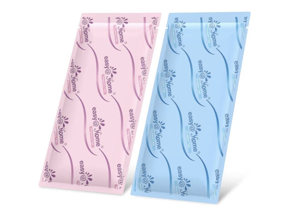 Easy@Home 100 Ovulation Test Strips + 20 Pregnancy Strips • High Sensitivity TTC
