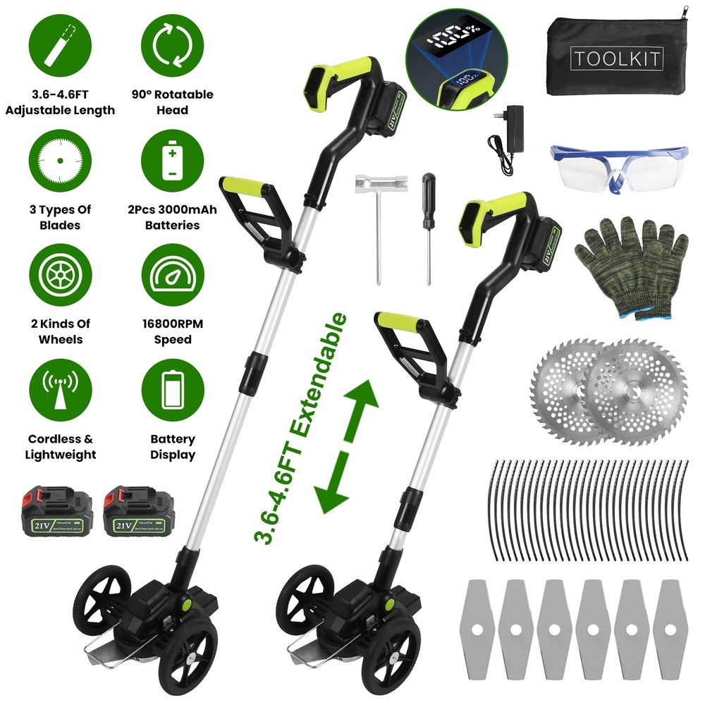 Cordless  Electric Brushless Cutter Lawn Edger Grass String Trimmer