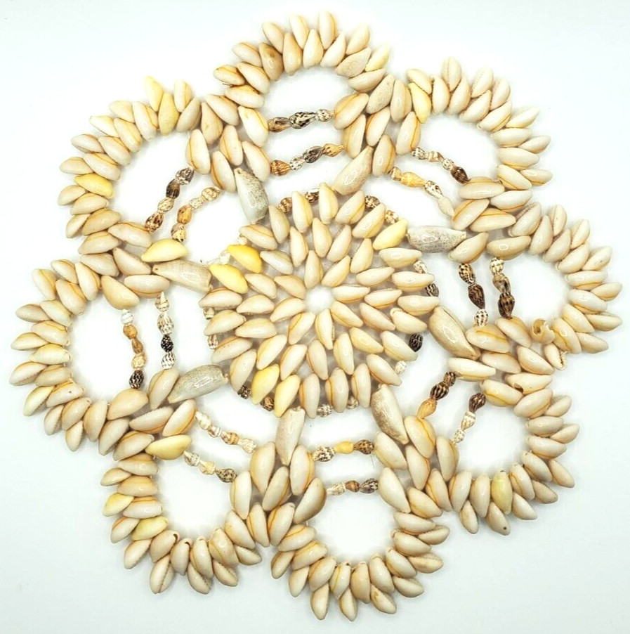 Vintage Shell Trivets Handmade Shell Trivets Two