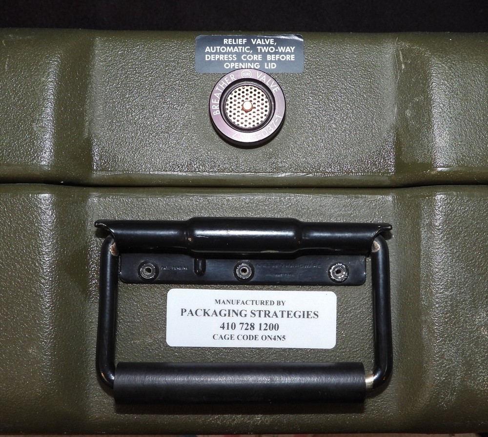 Military Hard Pressurized Waterproof Case Pressure Release by Zero Manufacturing