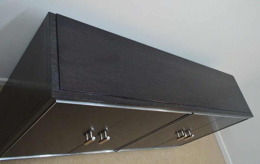 Ralph Lauren Modern Ebonized Buffet Sideboard (A)