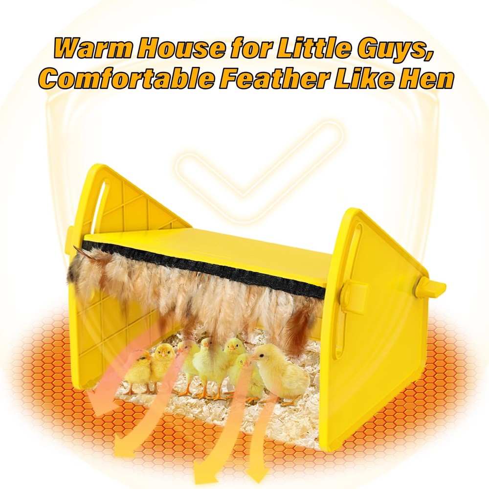 Heating Brooder Plate for Chicks Ducklings, Adjustable 3 Levels Temperature B...