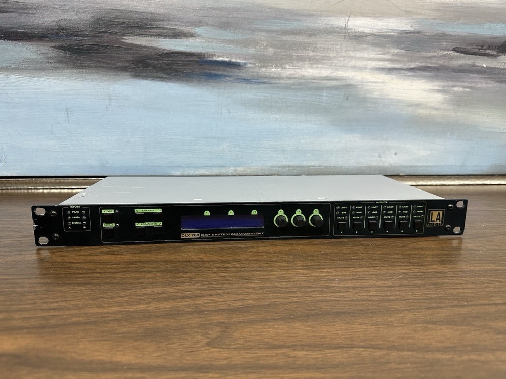 USED LA AUDIO 260 DLX260 Audio Processor Working Great
